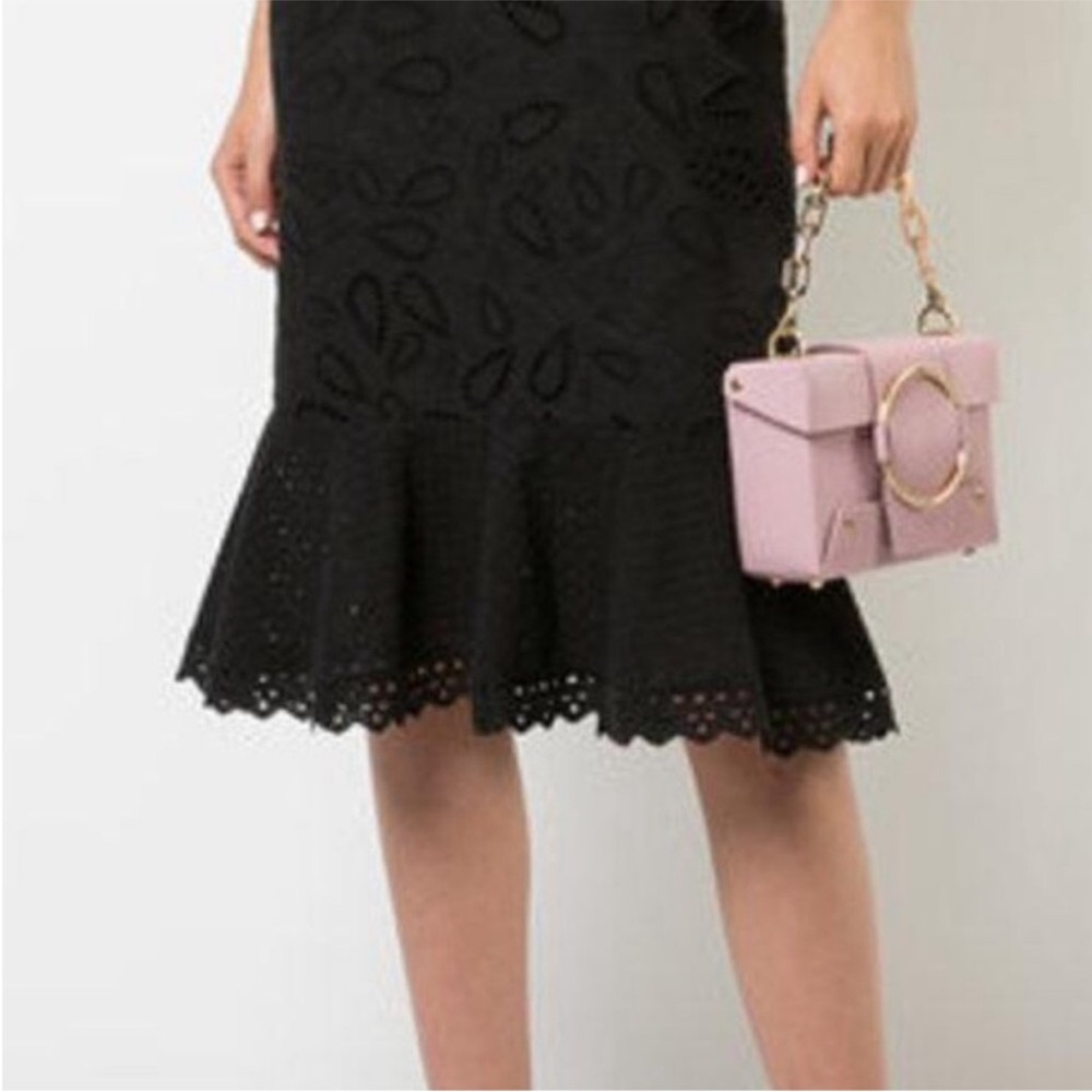 SALONI Navy Blue Midi Dress - Picture 5 of 6